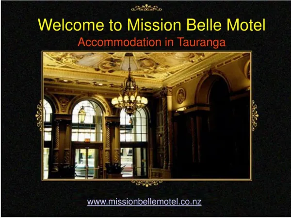Mission Belle Motel - Accommodation in Tauranga