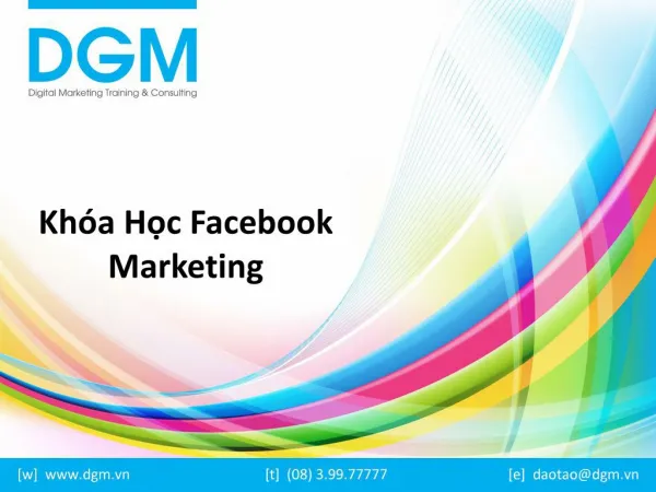 kh a h c facebook marketing