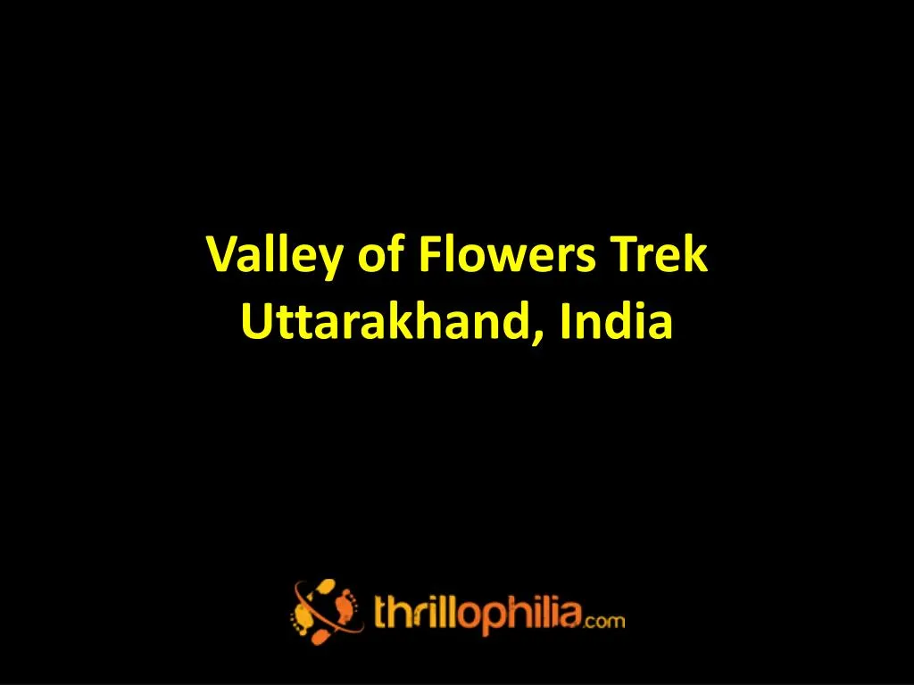 valley of flowers trek uttarakhand india