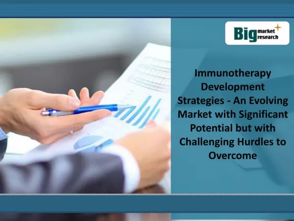 Key Companies Involved in Immunotherapeutics Market