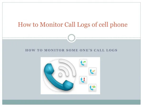 How to track some one call logs