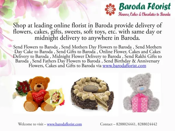 Send Flowers to Baroda