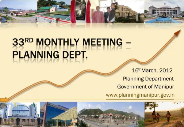 33rd Monthly Meeting Planning Dept.