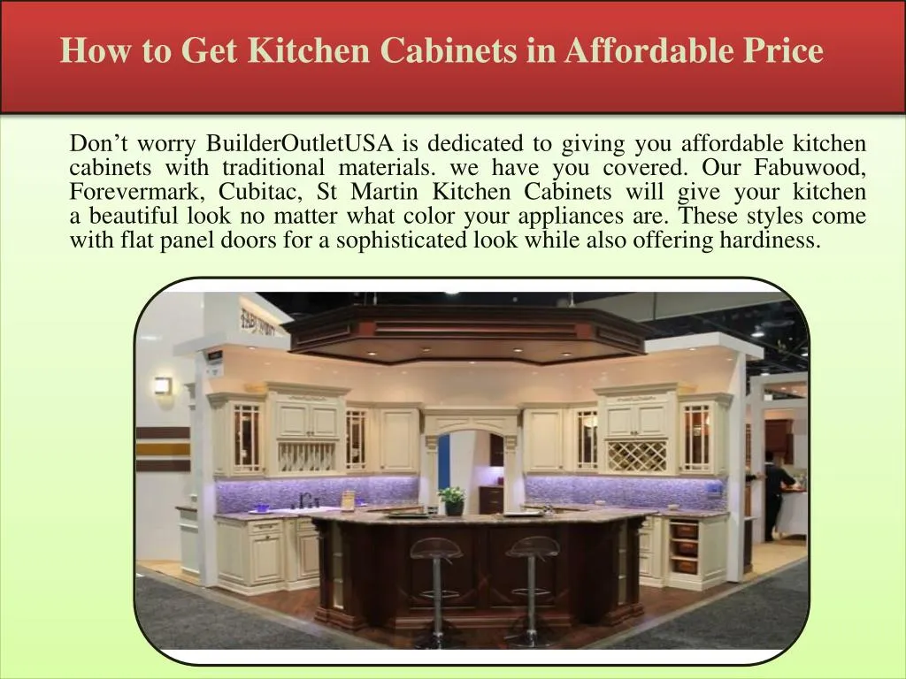 how to get kitchen cabinets in affordable price