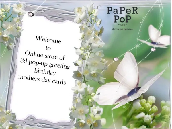 3d pop-up Greeting cards online