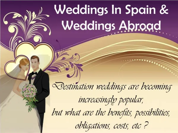 Planning A Wedding Abroad | Wedding Packages Abroad Prices