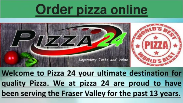 Pizza Abbotsford Delivery