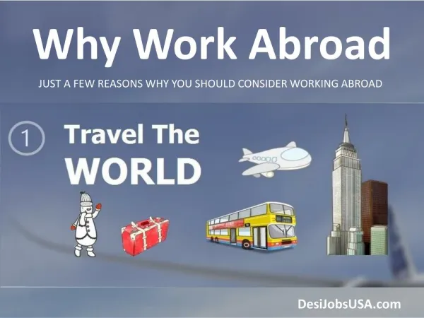 Abroad Jobs, Work Abroad | Desi Jobs USA