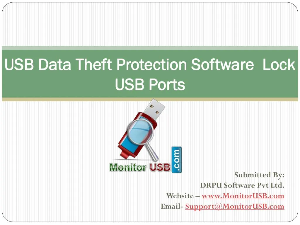 usb data theft protection software lock usb ports