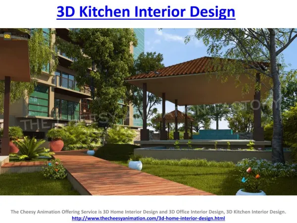 3D Kitchen Interior Design