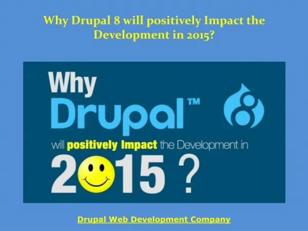 Drupal 8 Features in 2015