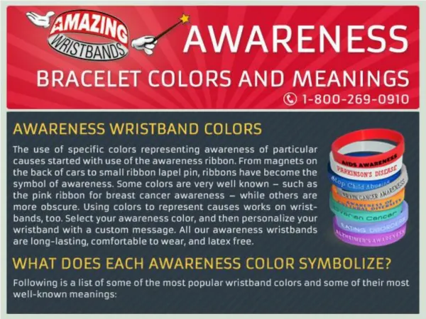 Awareness Bracelet Colors And Meanings