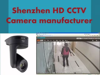 Shenzhen HD CCTV Camera manufacturer - slide 1