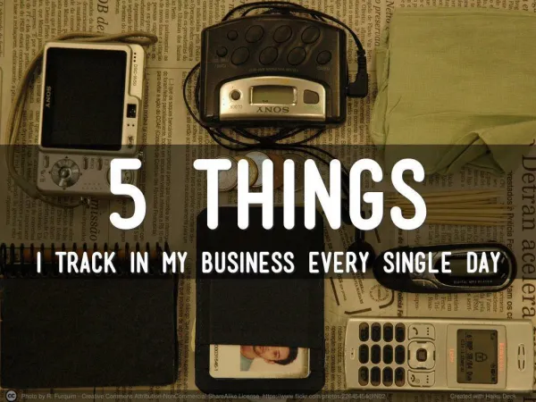 5 Things I Track In My Business Every Single Day