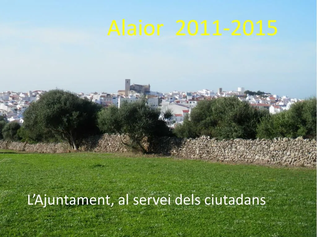 alaior 2011 2015