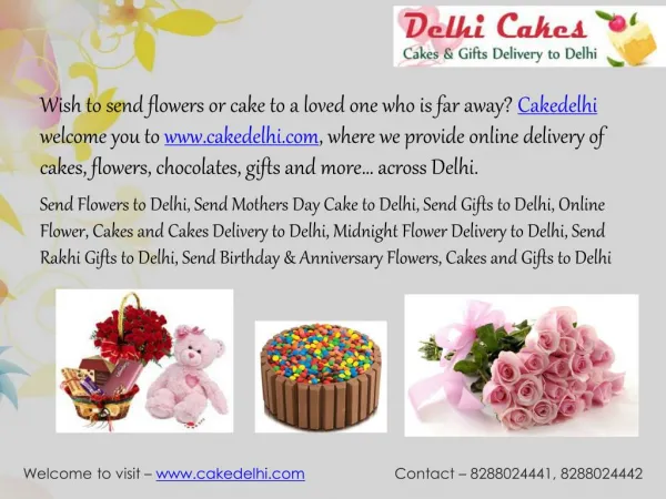 Send Cake to Delhi