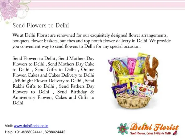 Send Flowers to Delhi