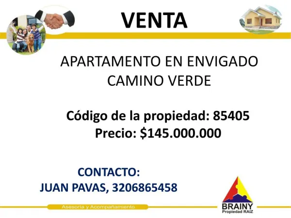 apartamento en envigado camino verde