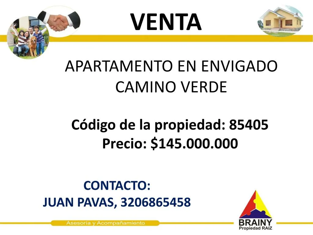 apartamento en envigado camino verde