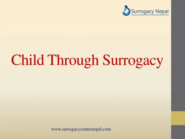 Child Through Surrogacy