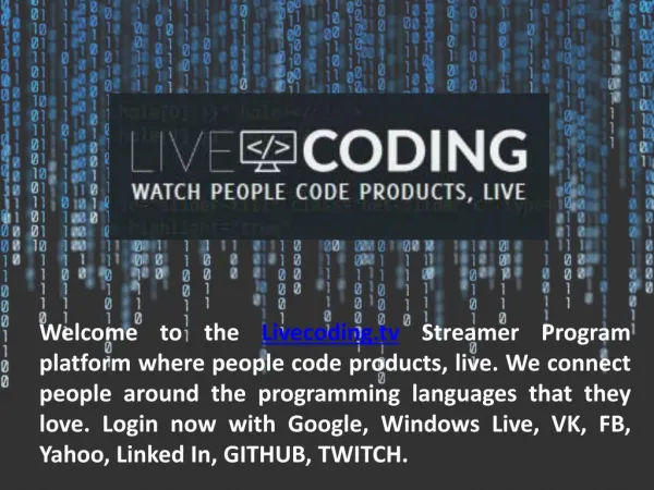 Real Time Coding Video Streaming