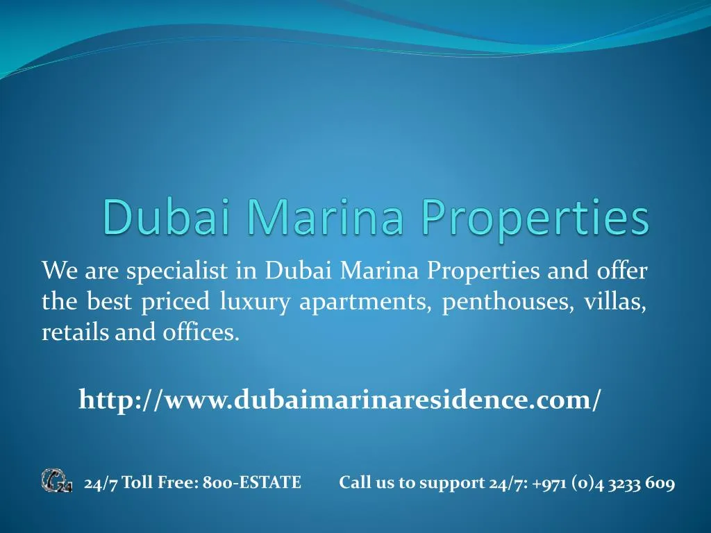 dubai marina properties
