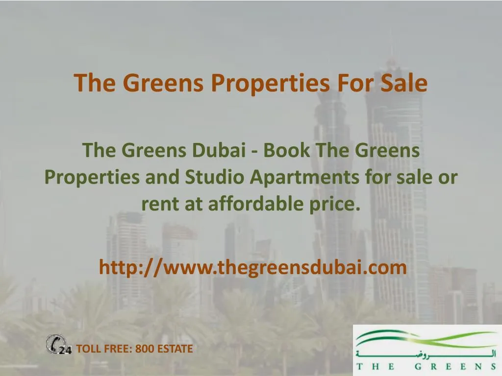 the greens properties for sale