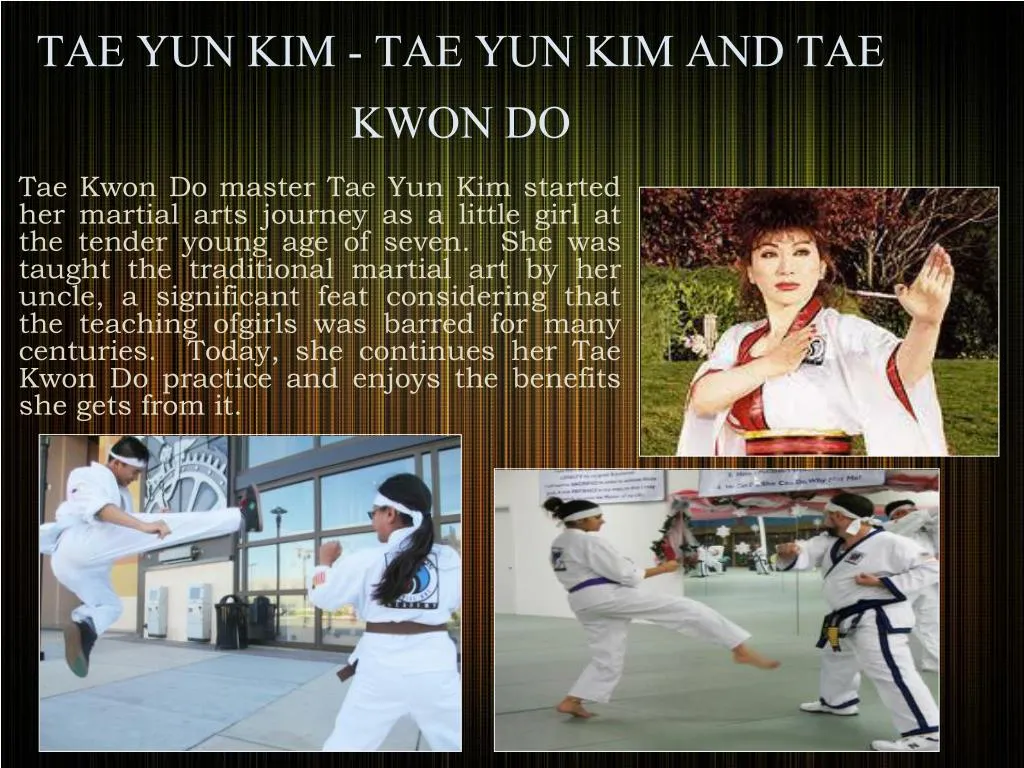 tae yun kim tae yun kim and tae kwon do