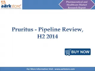 Aarkstore - Pruritus - Pipeline Review, H2 2014 - slide 1