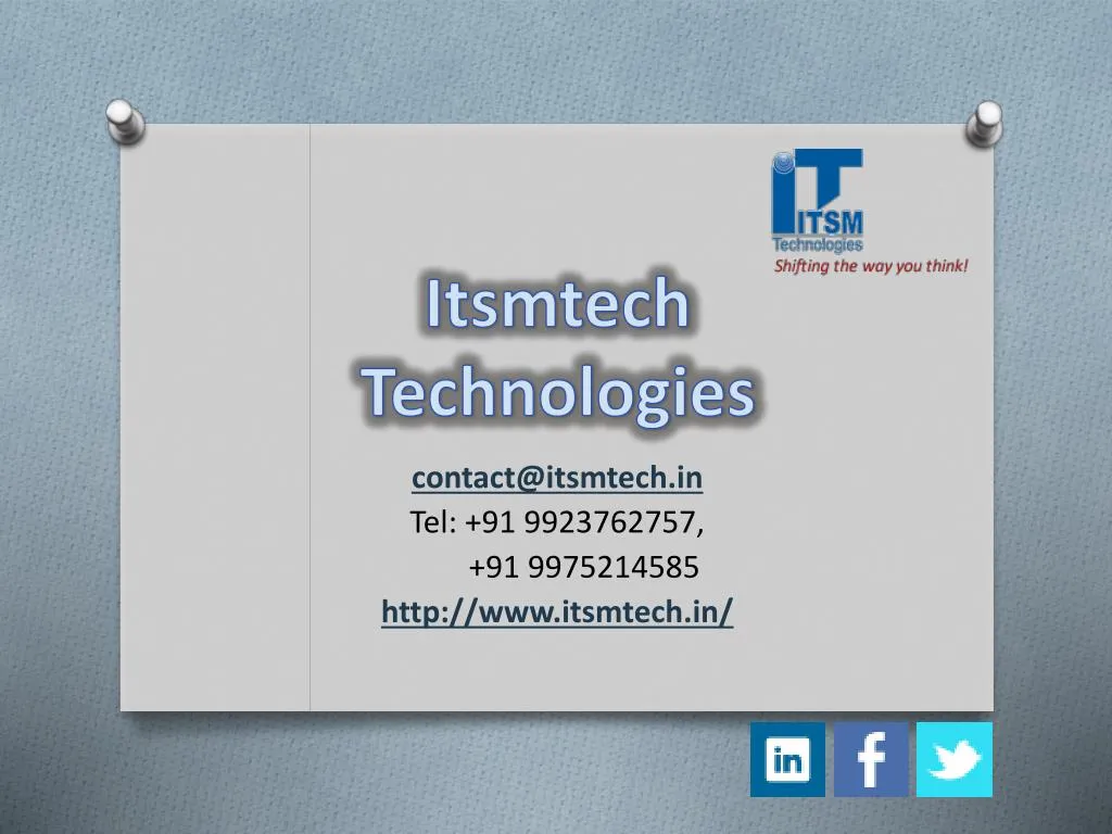 itsmtech technologies