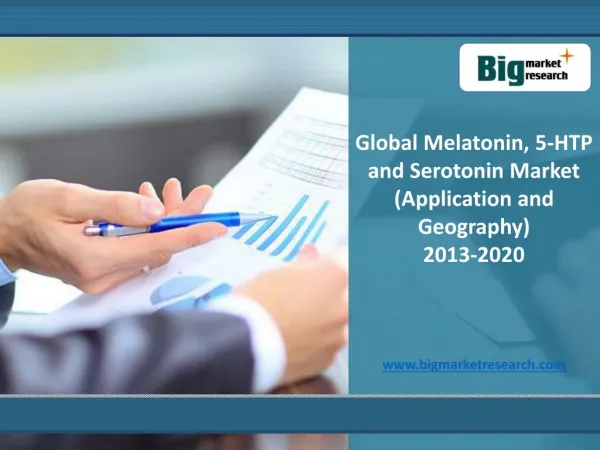 Global Melatonin, 5-HTP and Serotonin Market Size 2013-2020