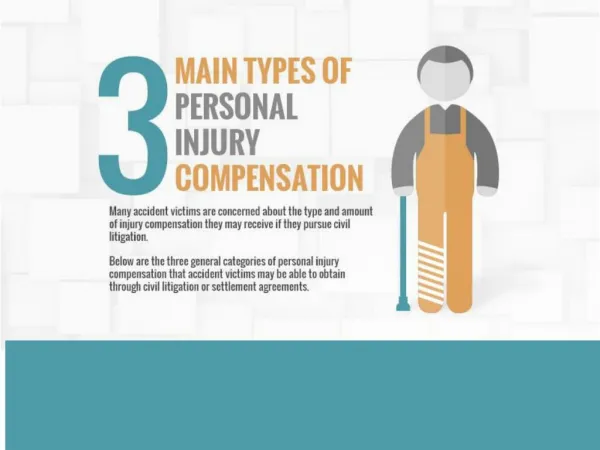 3 Main Types of Personal Injury Compensation