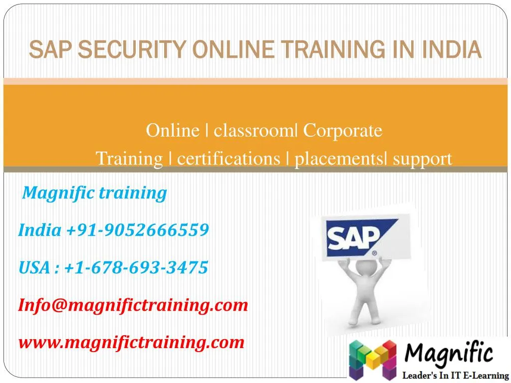 sap security online training in india