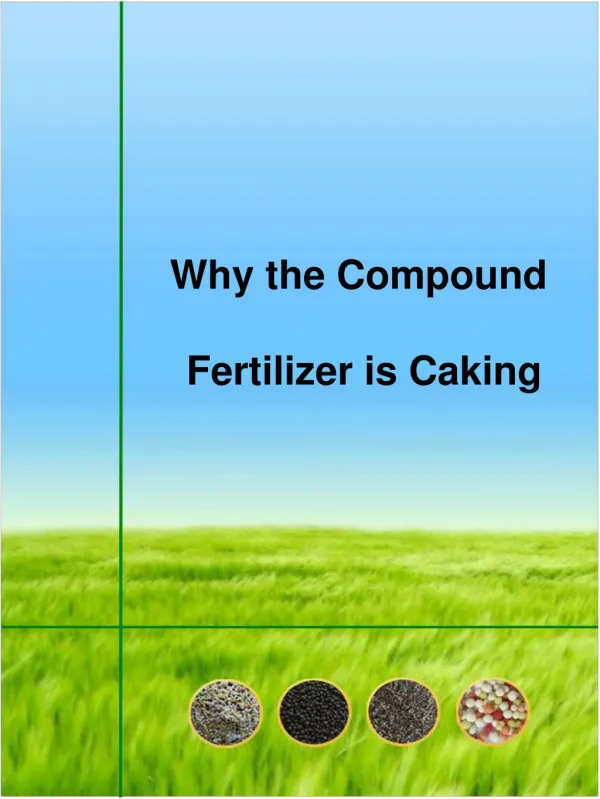 Why the Compound Fertilizer is Caking