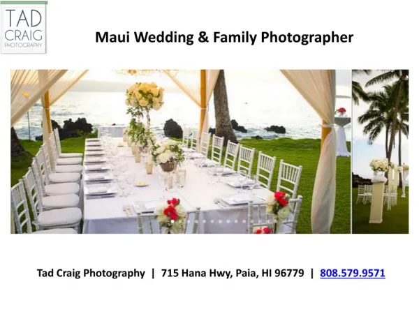 Maui Wedding And Family Photographer