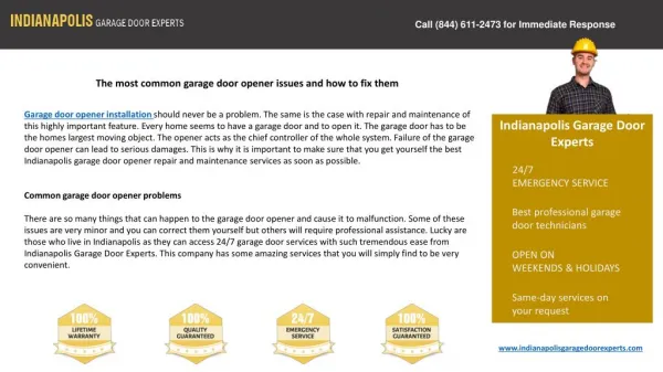 How to Fix the Most Common Garage Door Opener Issues