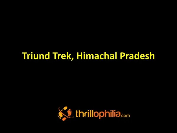 Triund trek, Himachal Pradesh