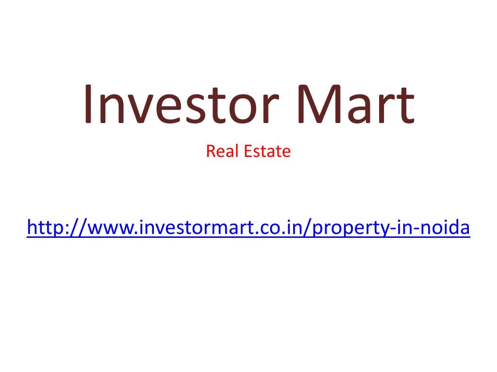 investor mart real estate