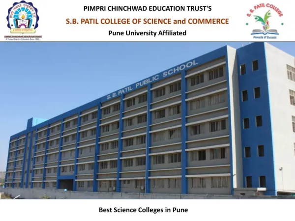 S.B.Patil College - Best science colleges in pune