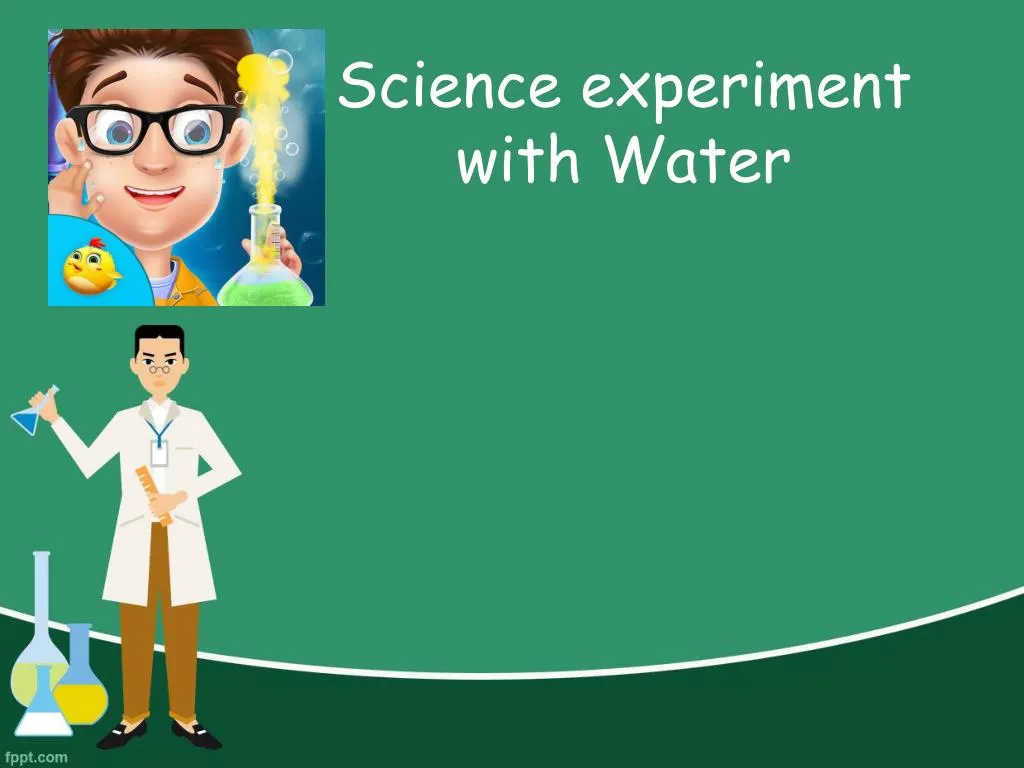 science experiment with water