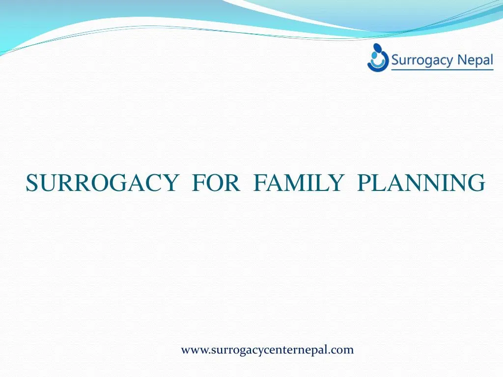 surrogacy for family planning