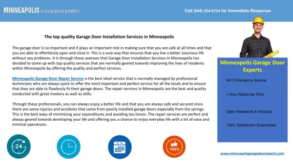 The Top Quality Garage Door Installation Services Minneapoli