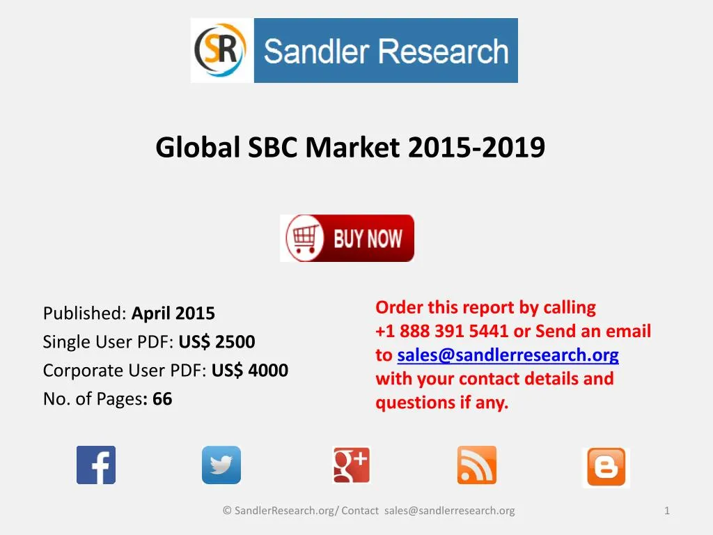global sbc market 2015 2019
