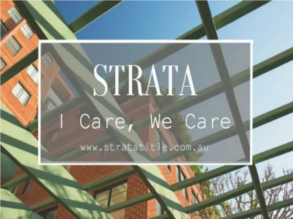 Contact Strata Title Management in Sydney, Australia