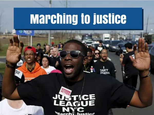 Marching to justice