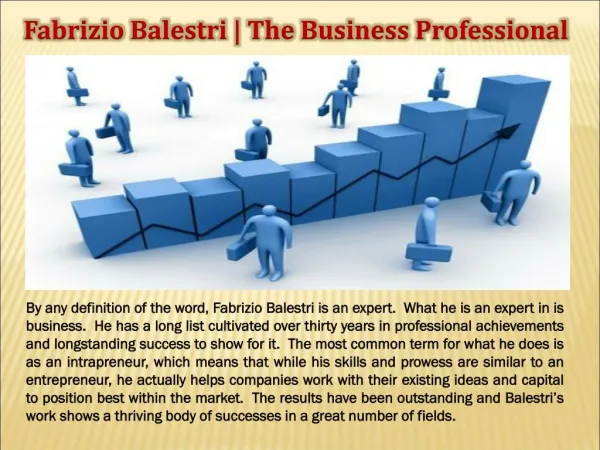 Fabrizio Balestri | The Business Professional