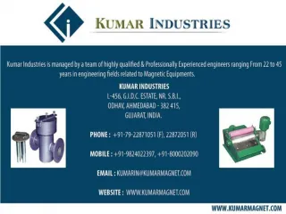 Magnetic rod manufacturer, Magnetic drum separator - slide 1
