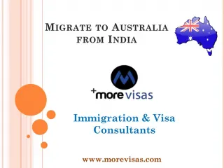 Migrate to Australia from India - slide 1