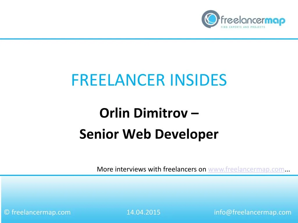 orlin dimitrov senior web developer