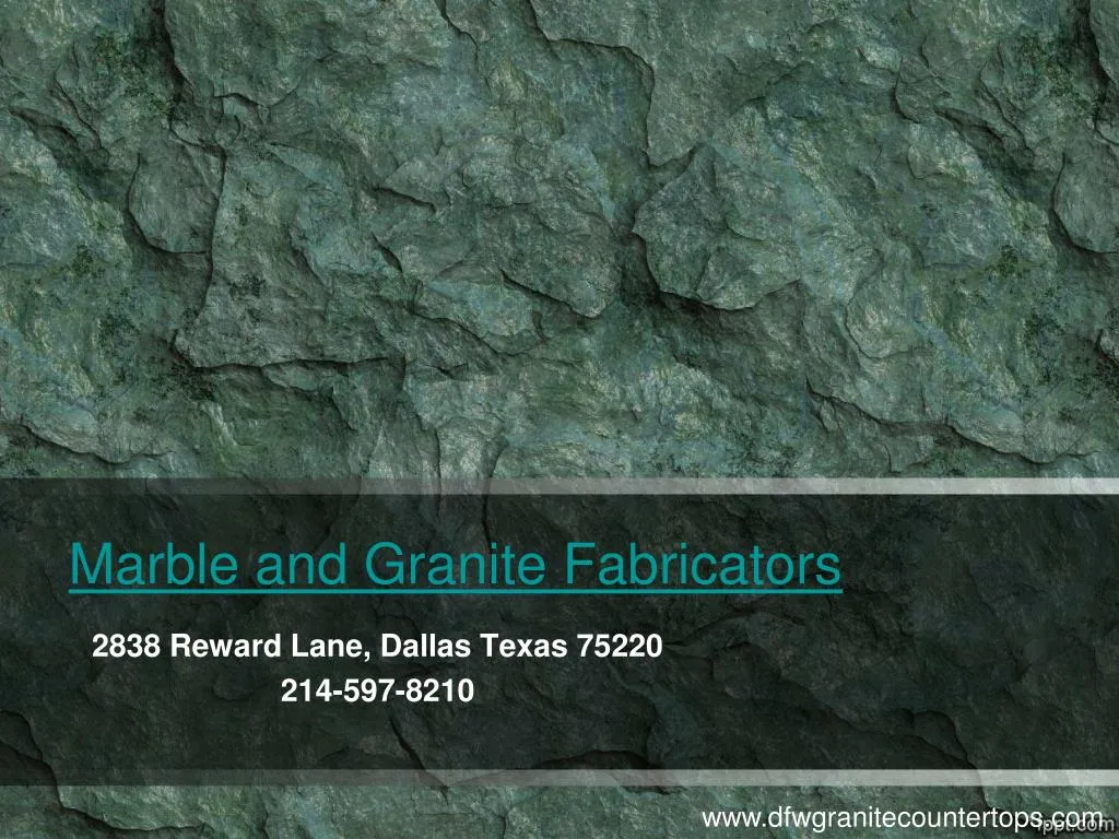 marble and granite fabricators